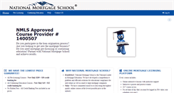 Desktop Screenshot of nationalmortgageschool.com